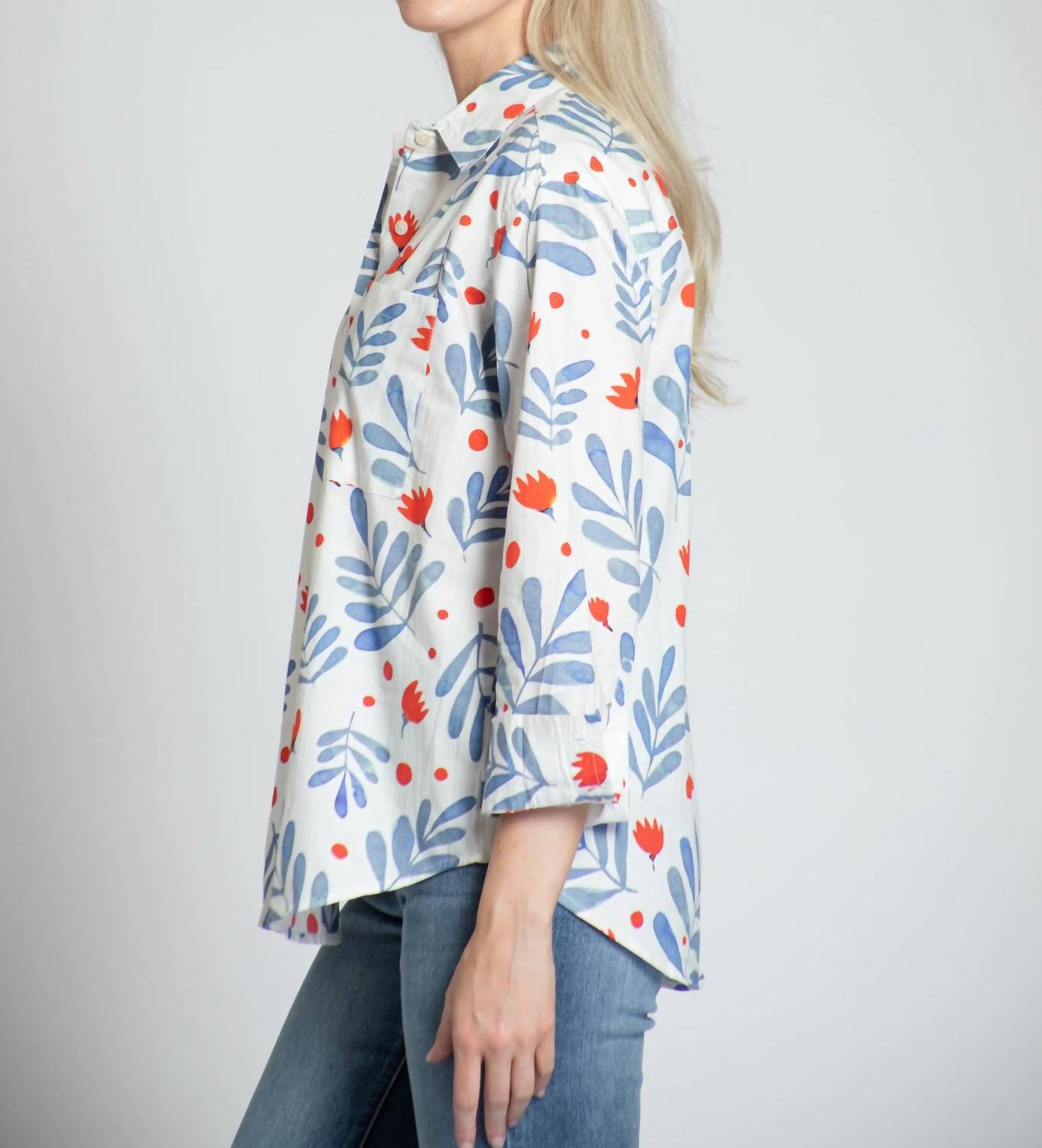 Apny - Boyfriend Button-up Shirt
