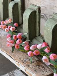 Lancaster Home - Tulip Garland Home Accent