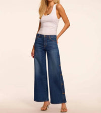 Ramy Brook - Evelina High Rise Wide Leg Jean