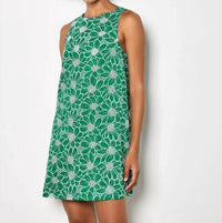 Apricot - Embroidered Floral Shift Dress