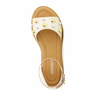 Andrea - Women's Ankle-strap Semi-closed Flat Sandal