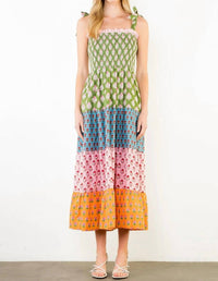Thml - Tie Strap Tiered Maxi Dress