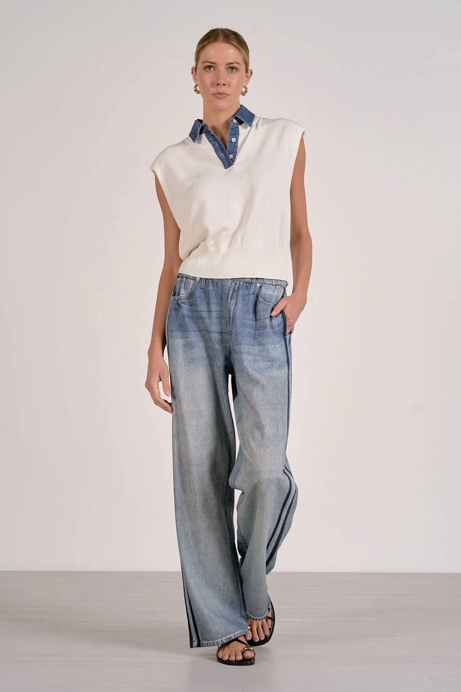 Elan - Carmen Polo Sweater Vest