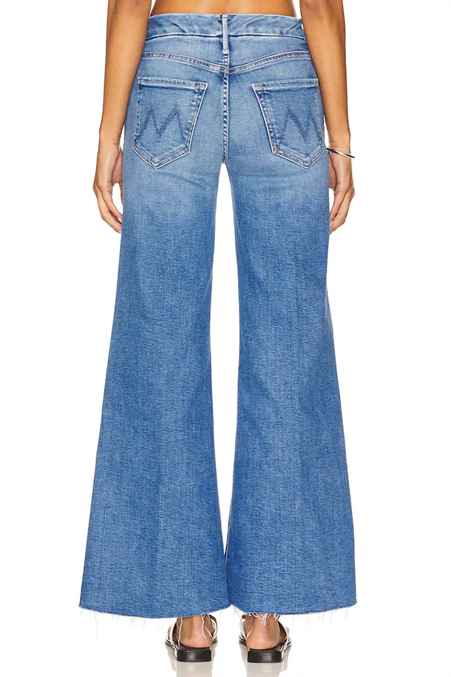 Mother - Roller Fray Wide Leg Jeans