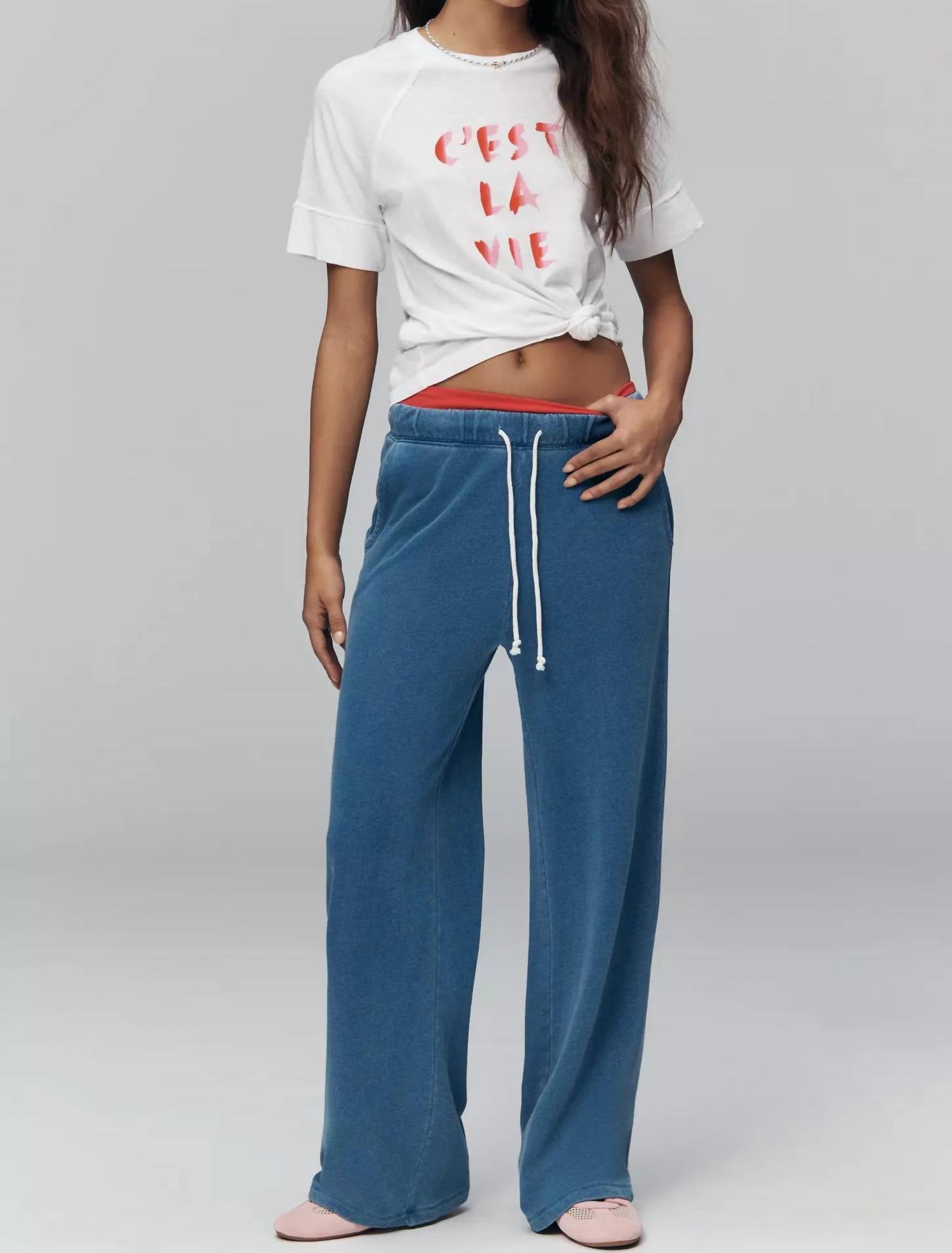 Sundry - Boyfriend Tee C'est La Vie