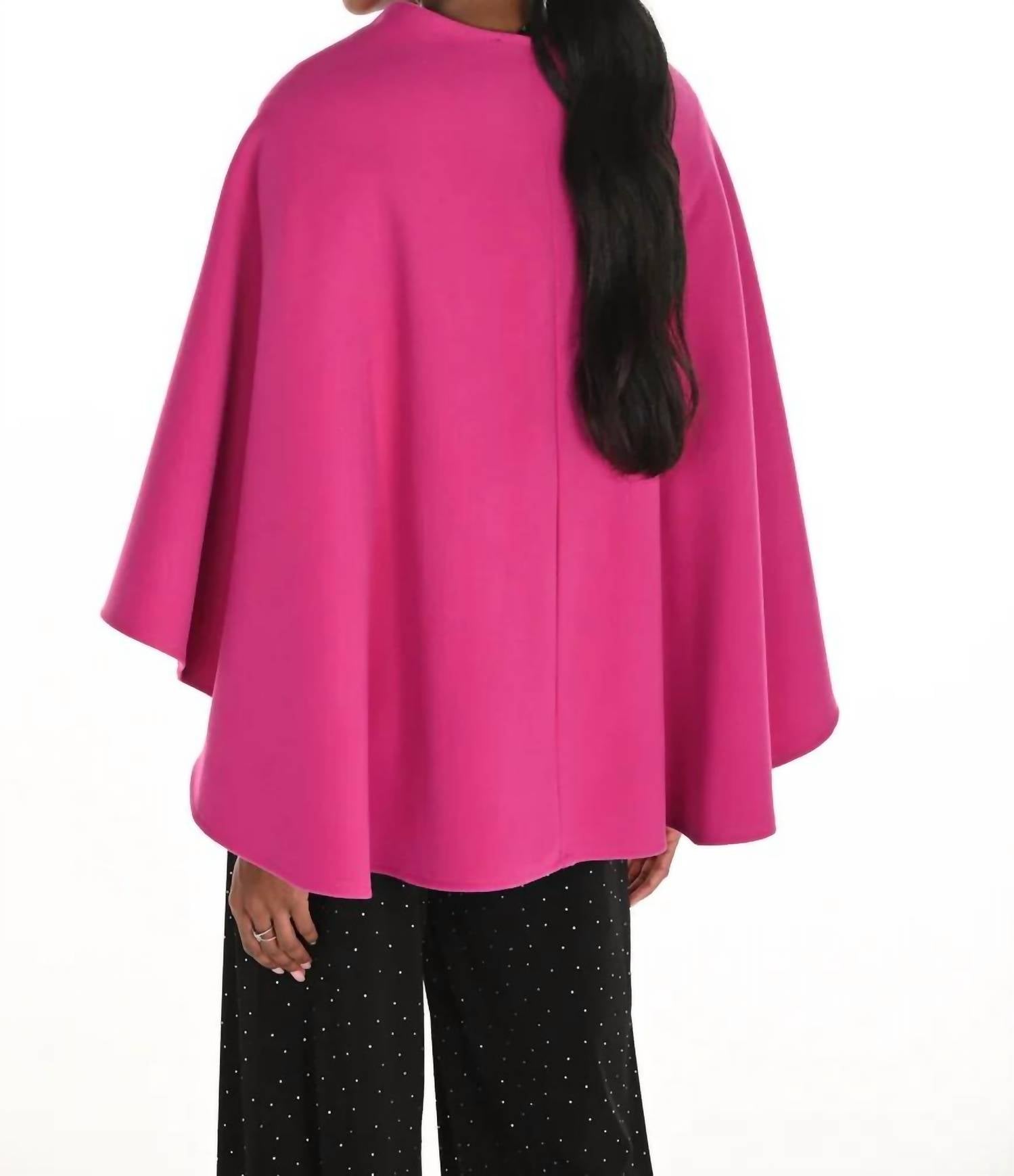 Frank Lyman - Wisteria Woven V-neck Cape