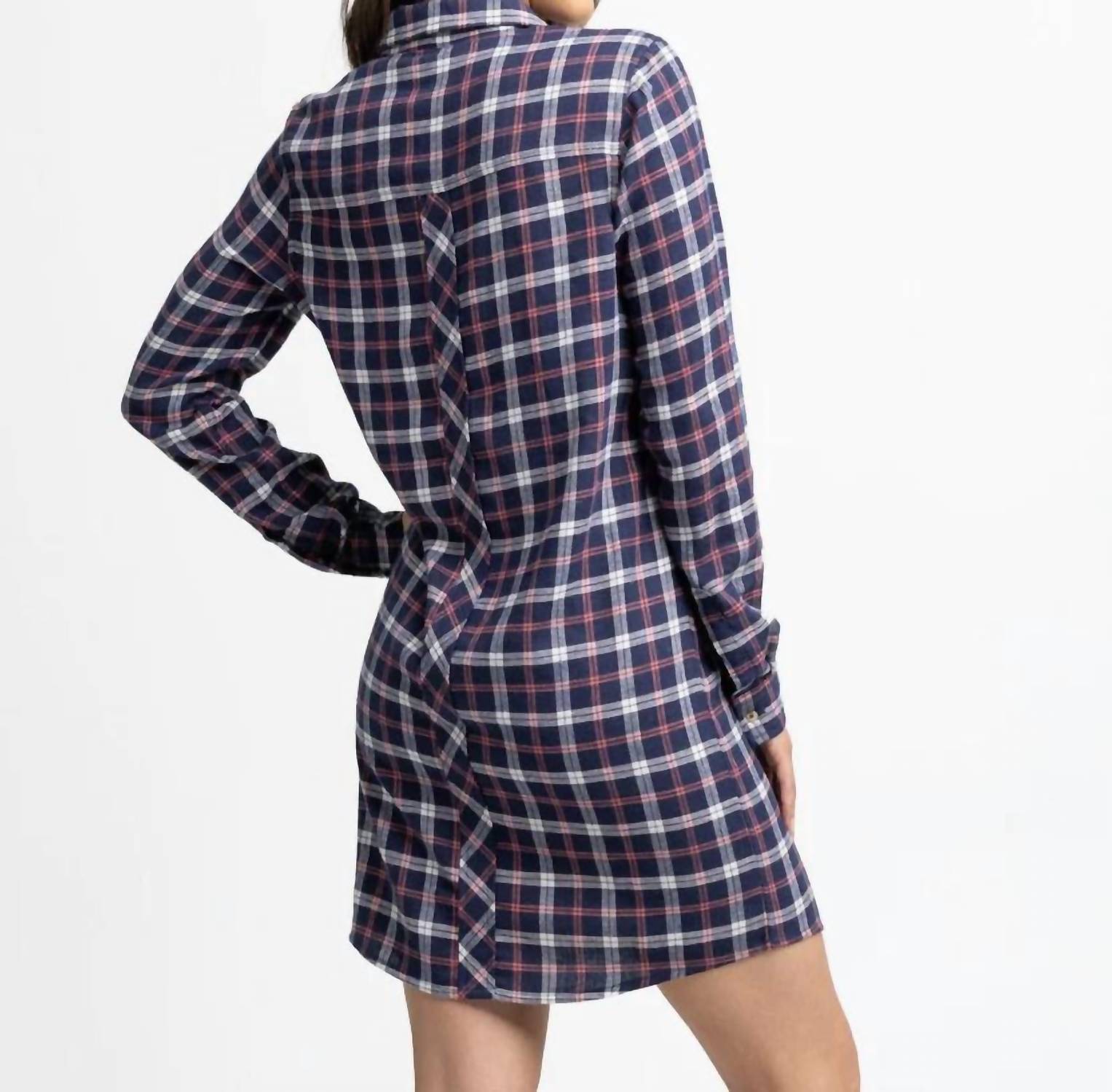 Southern Tide - Kamryn Chilly Morning Plaid Dress