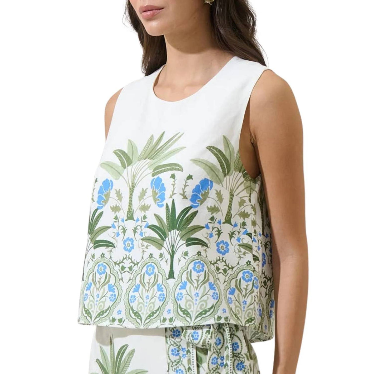 Sugarlips - Senara Floral Lisha Sleeveless Tank Top