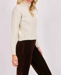 Sadie & Sage - Cosette Ribbed Turtleneck Sweater