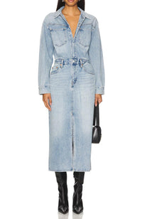 Levi'S - Western Denim Midi Dress