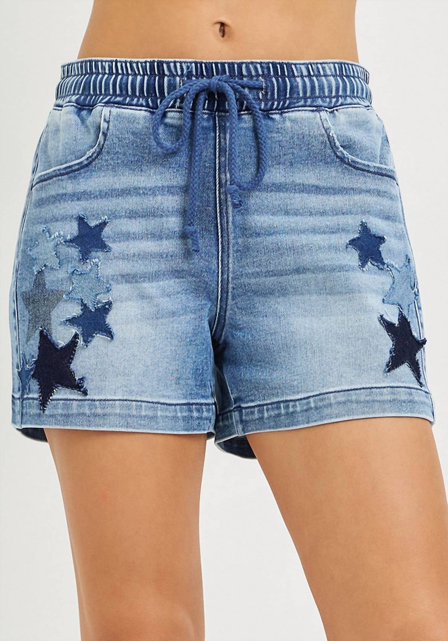 Risen - Star Patch Shorts
