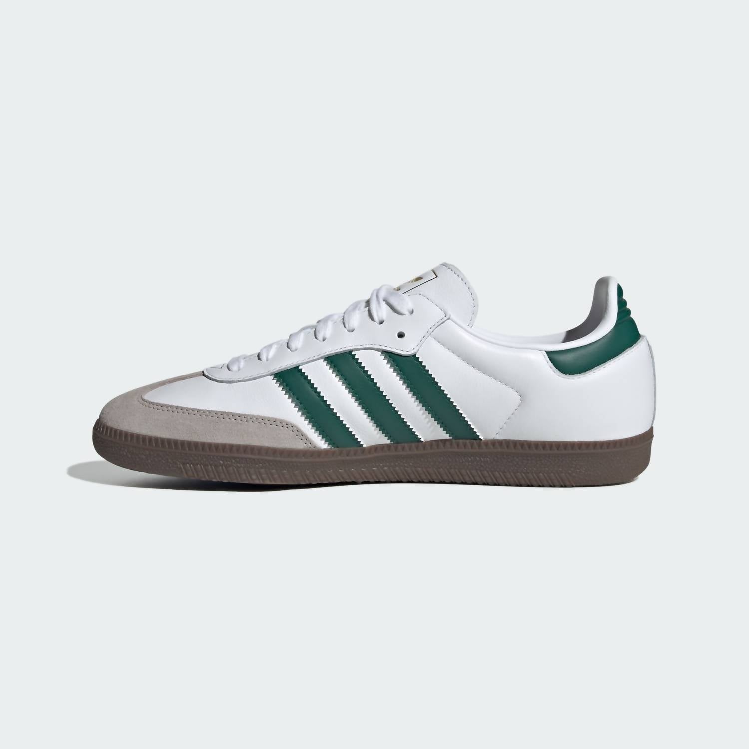 adidas Men's Samba Casual Sneakers in cloud white collegiate green clear granite - men's sneaker - view 4