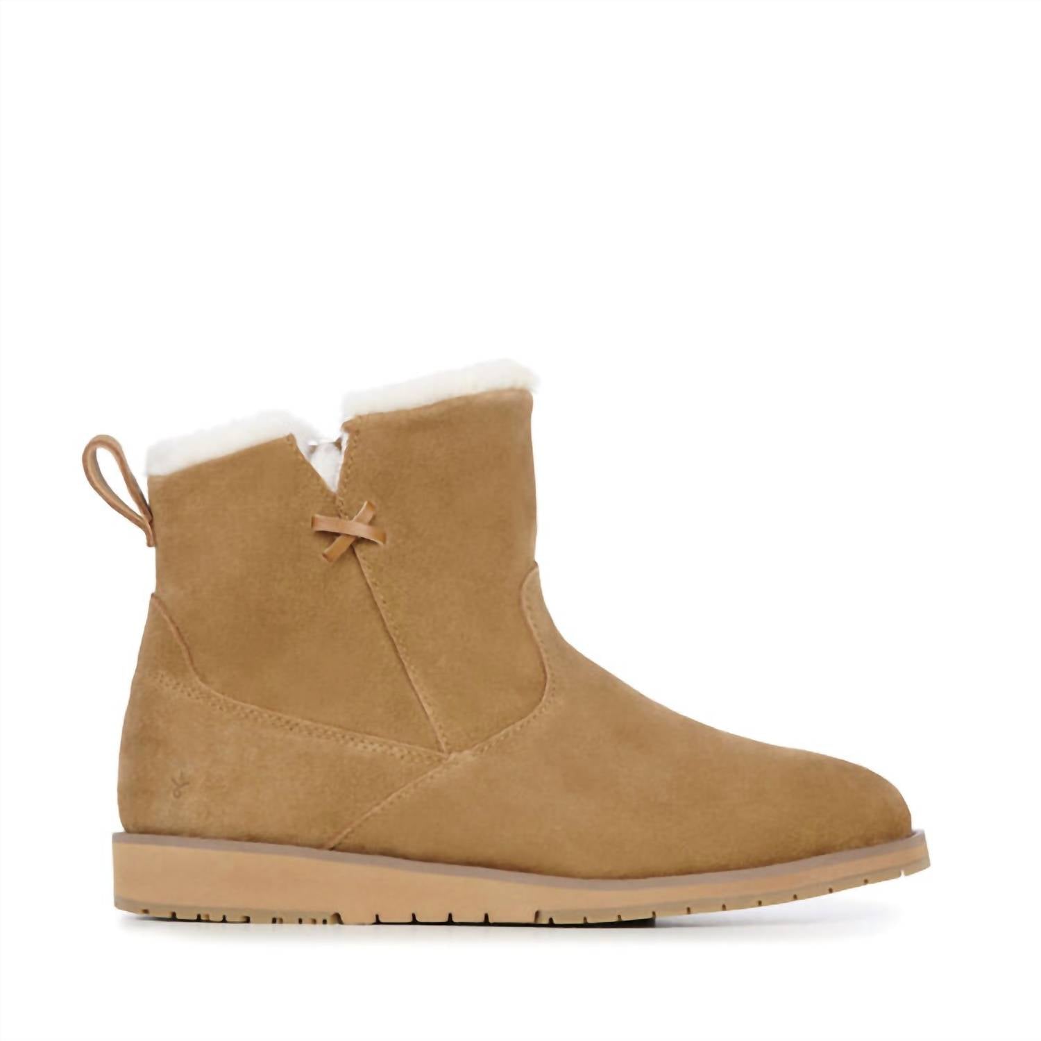 EMU Australia Women's Beach Mini Boots in chestnut - women's shoe