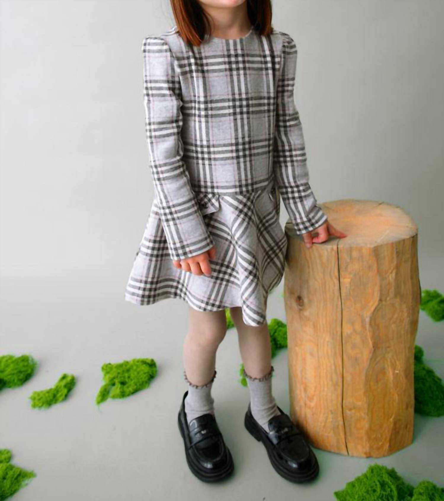 Mayoral - Checkered Mini Dress