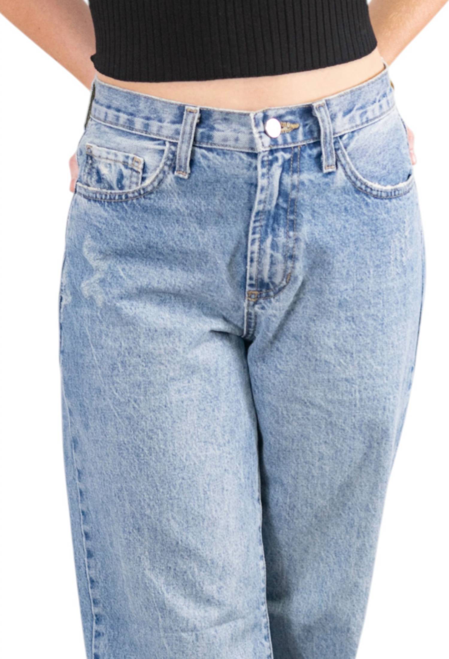 Just Black Denim - Katie Relaxed Straight Leg Jeans