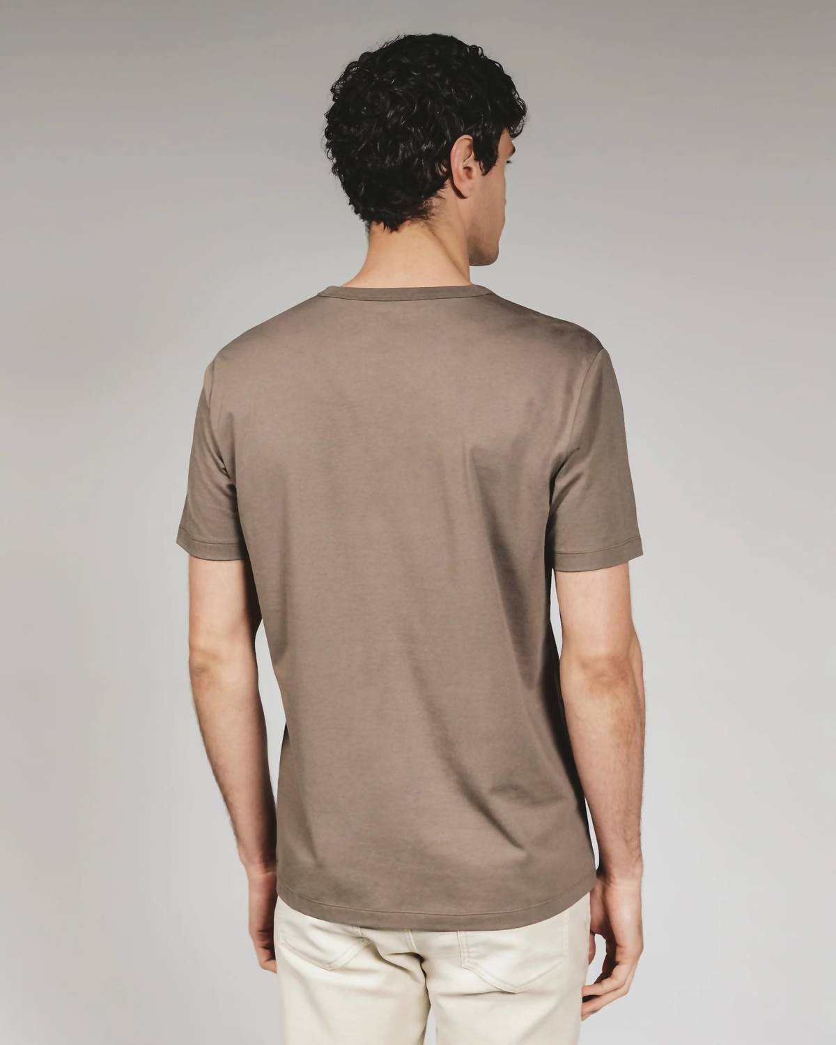 7Diamonds Modal Crew Neck Tee in umber - men's t-shirt - alternate view