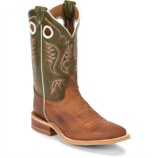 Justin Boots - Men's Bent Rail Western Boot With Ponteggio Cowhide Foot - Wide