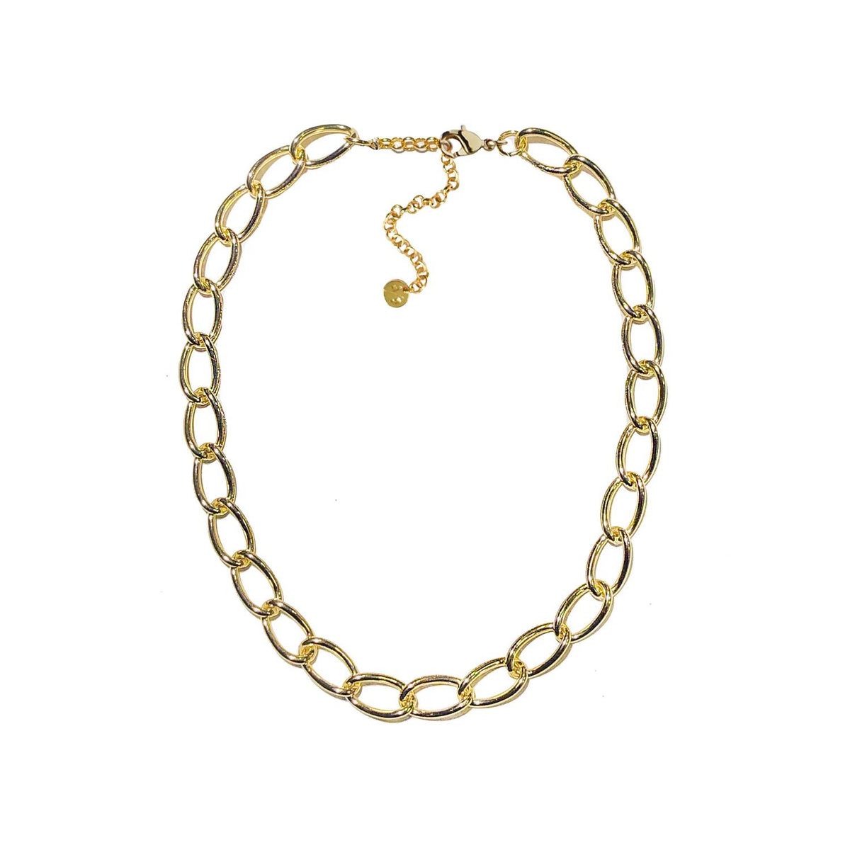 Adriana Pappas - Women's Oval Curb Link Necklace