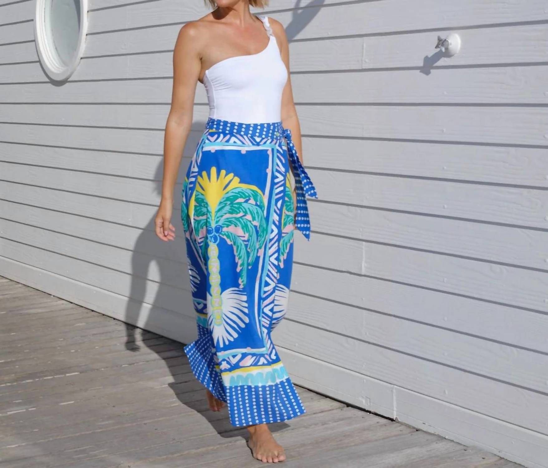 Baye London - Wrap Front Maxi Skirt