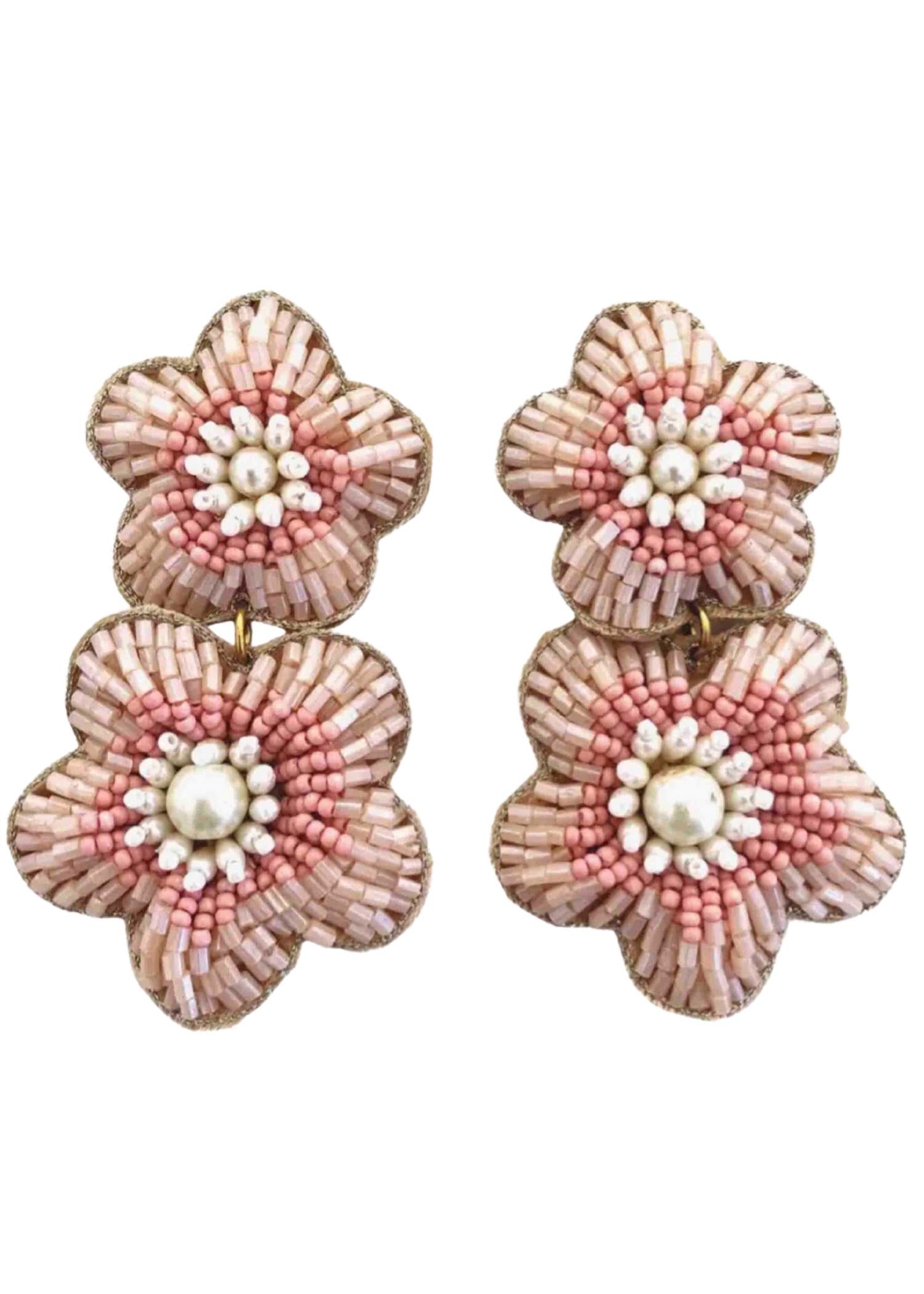Beth Ladd Collections - Women's Bali Flower Earrings