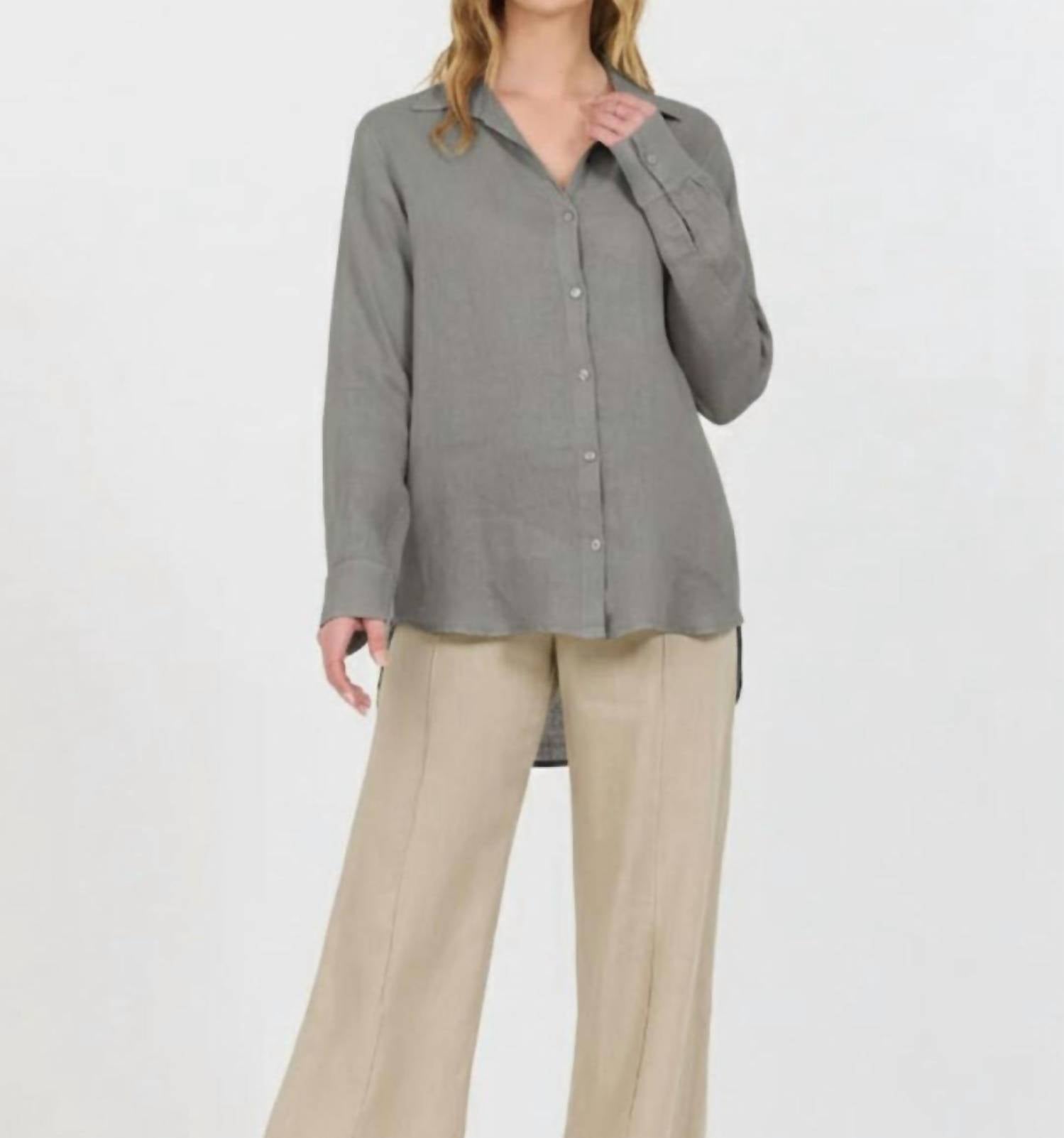 Fresh Laundry - Linen Button Up Shirt