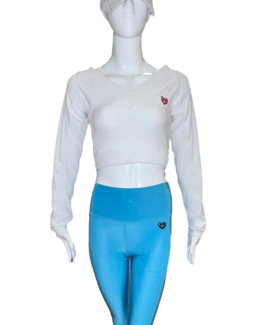 Love Love Tennis - Women's Vee Crop Top