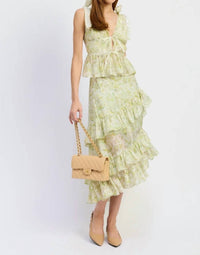 En Saison - Claire Tiered Midi Skirt