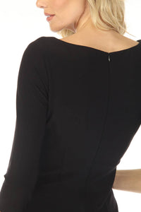 Joseph Ribkoff - Geometric Jacquard Sheath Dress