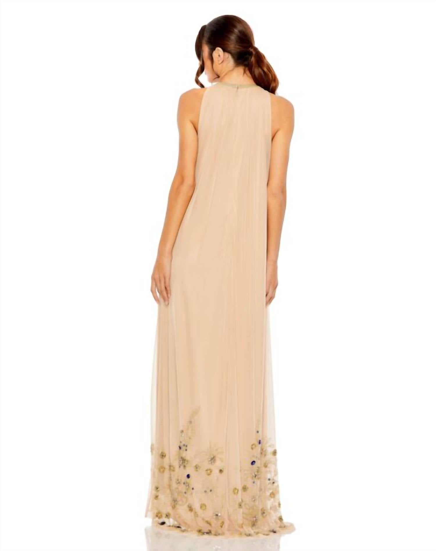 Mac Duggal - Jewel Neckline High Low Dress