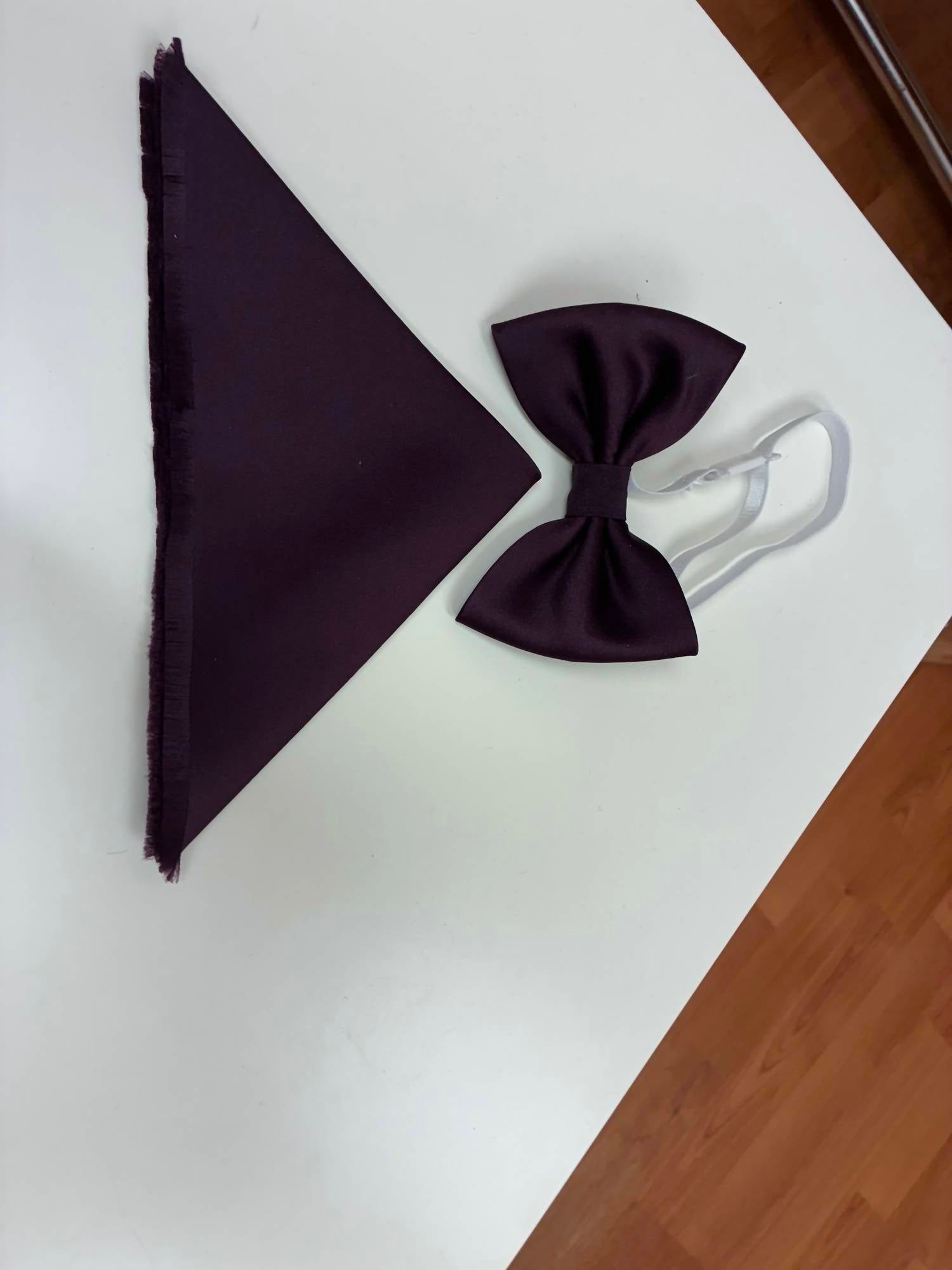 Quiet Luxury - Men's Bow Tie And Pocket Piece