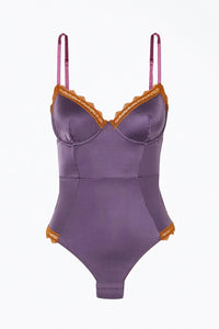 ARALIE LACE TRIM UNDERWIRED BODYSUIT