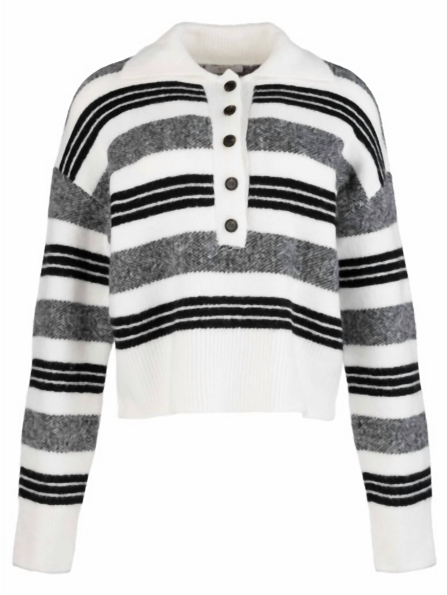 Kut From The Kloth - Lilia Boxy Half Button Sweater