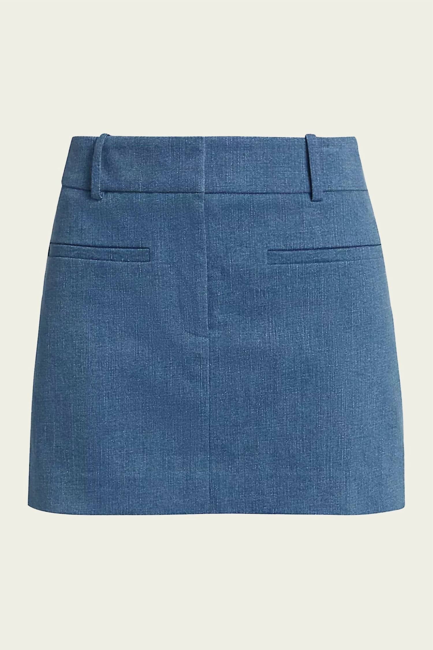 Veronica Beard - Elara Denim Mini Skirt