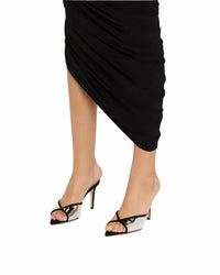 Gianvito Rossi - Women's Metallic Suede Mule Sandals