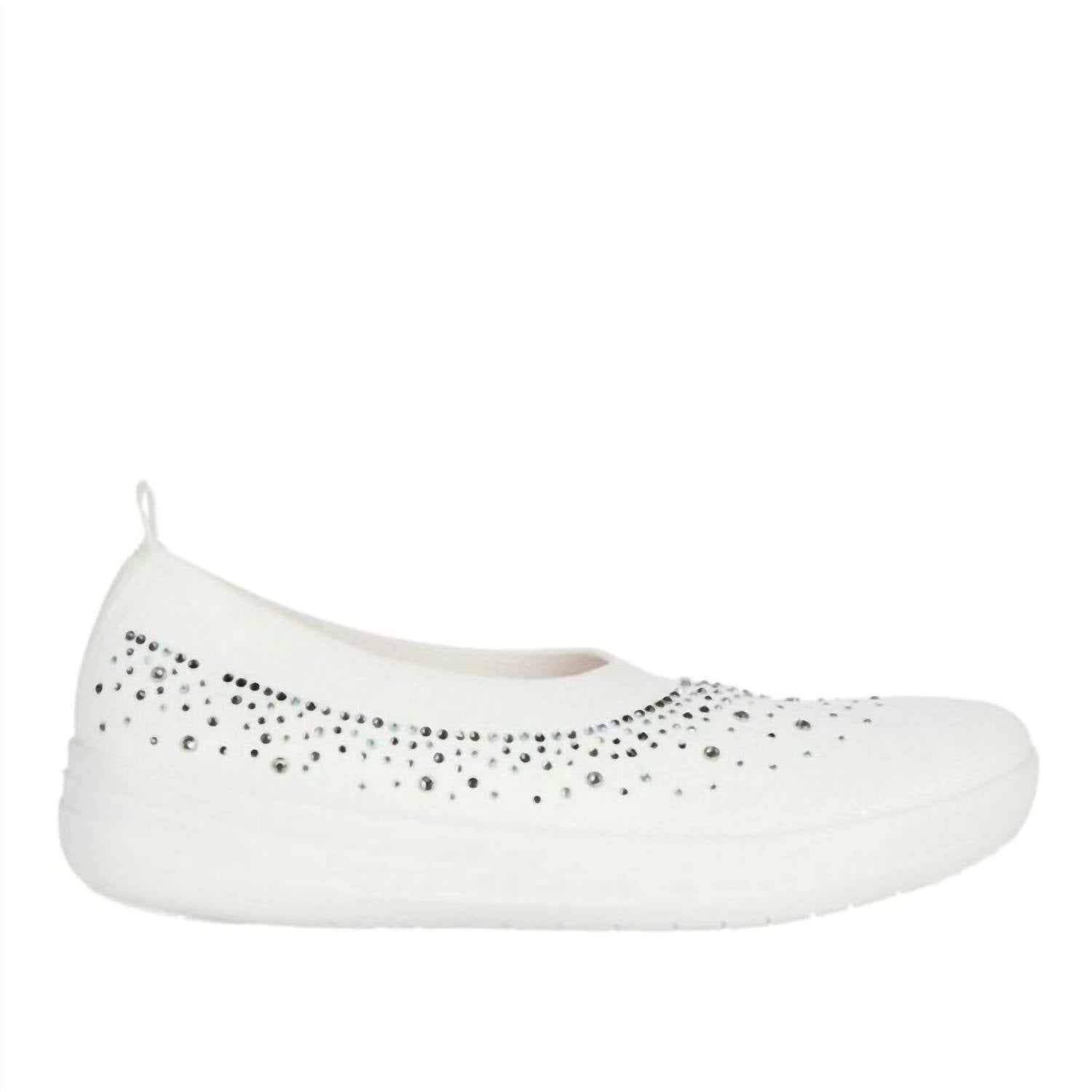 Fitflop - Women's Uberknit Ombre Crystal Ballerinas Shoes