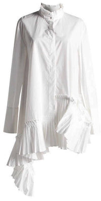 Madonna & Co. - Great Shirt With Asymmetrical Hem