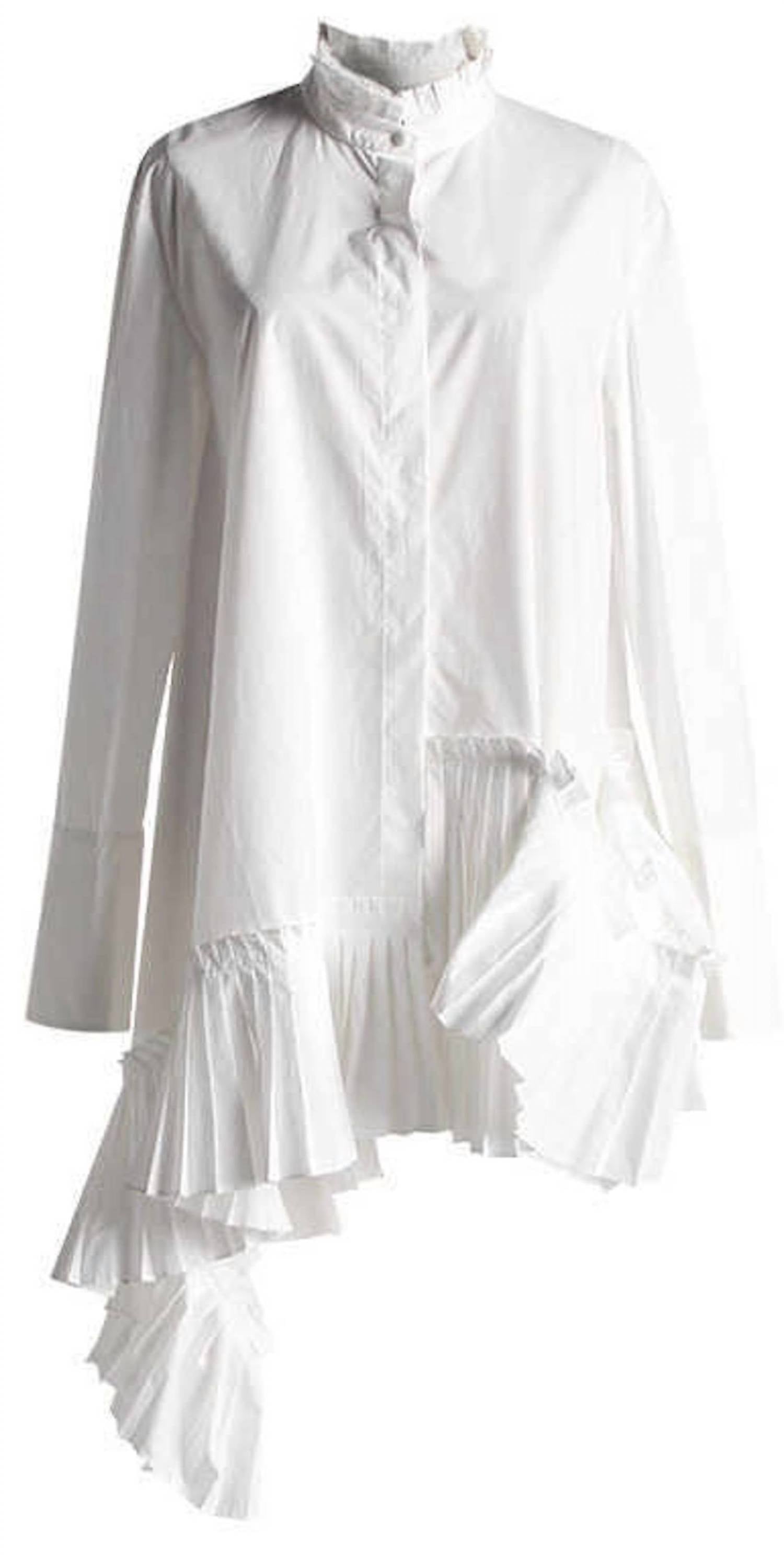 Madonna & Co. - Great Shirt With Asymmetrical Hem
