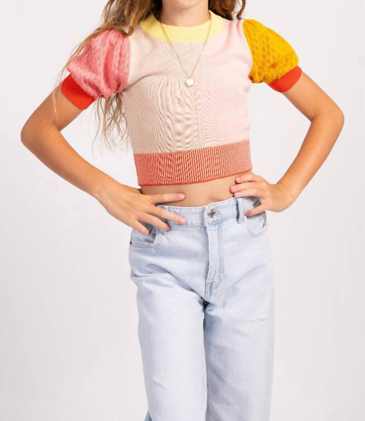 Central Park West - Girls Pointelle Top