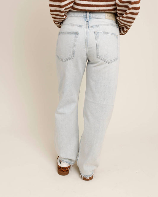 Pistola - Lexi Mid Rise Bowed Straight Jean