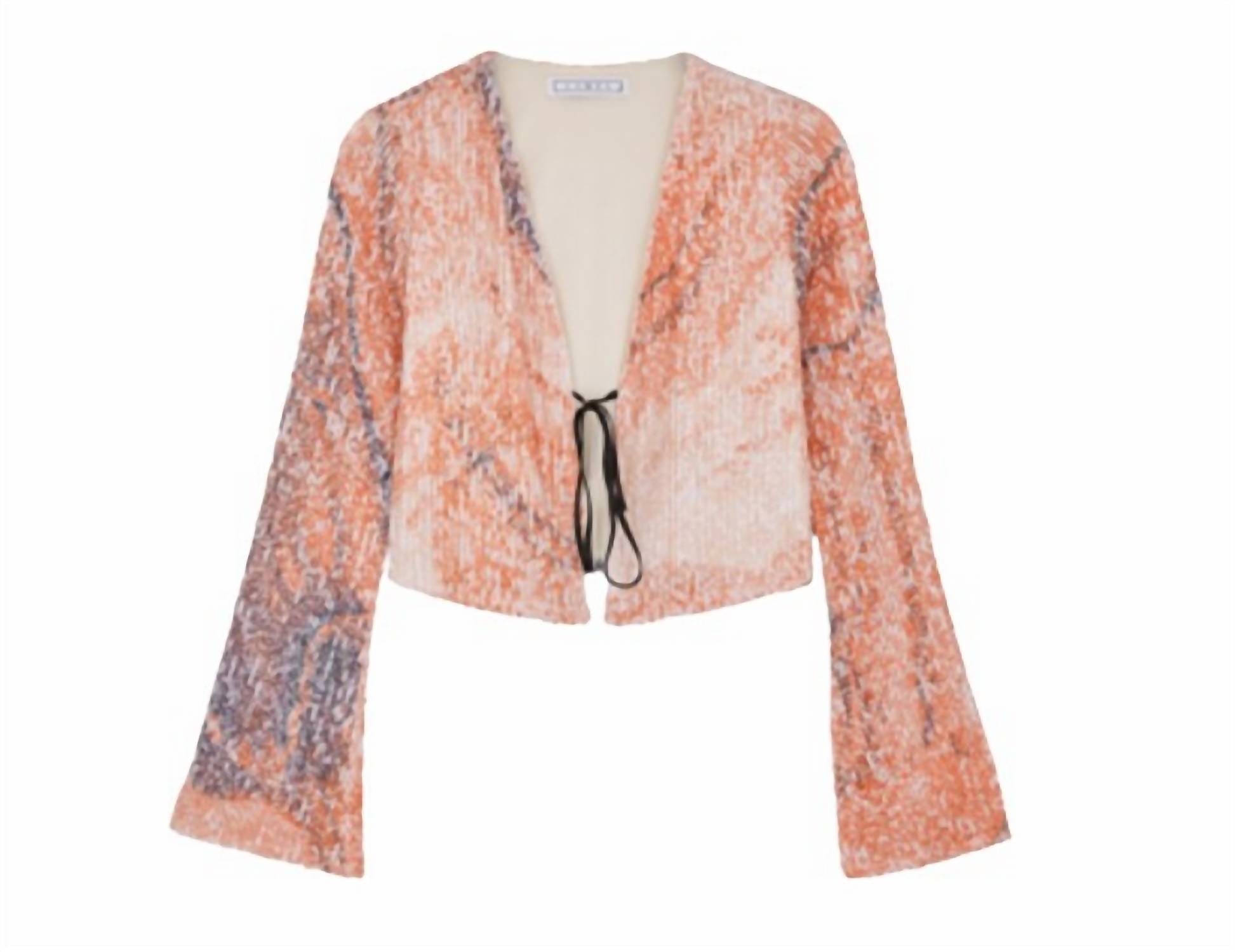 In The Mood For Love - Ruddy Marble Print Top