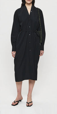 6397 - Women's Colarless Shirtdress