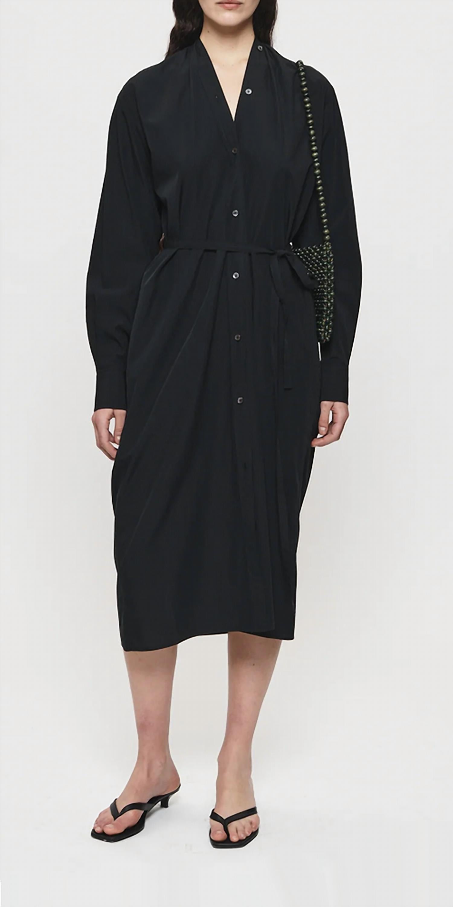 6397 - Women's Colarless Shirtdress