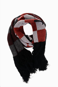 Amiri Men's Cashmere Old English Checkered Scarf - men's scarf - alternate view