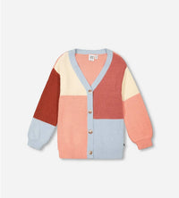 Deux Par Deux - Color Block Knitted Cardigan