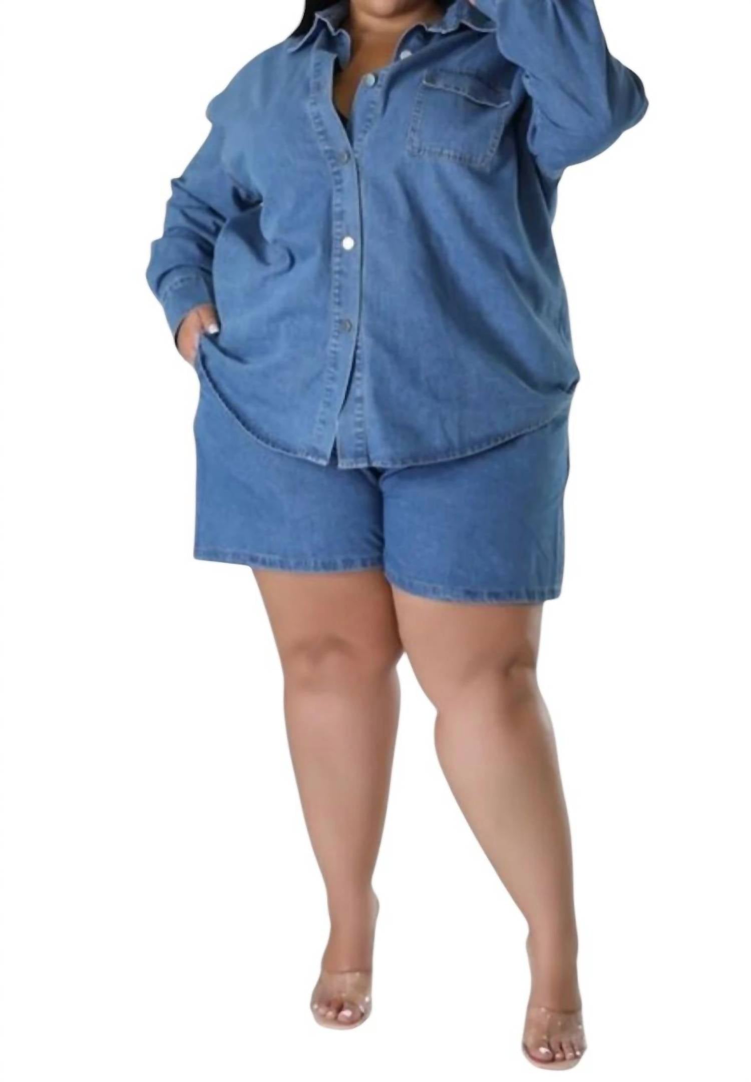 Good Time Usa - Long Sleeve Short Set