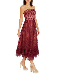 Dress The Population - Kailyn Strapless Midi Dress