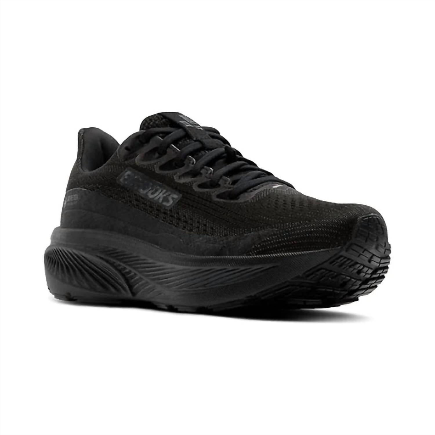 BROOKS Women's Ghost 17 Shoe in black black ebony - women's shoe - detail view