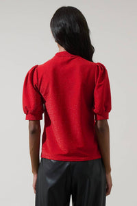 Sugarlips - Lisette Shimmer Bow Tie Top