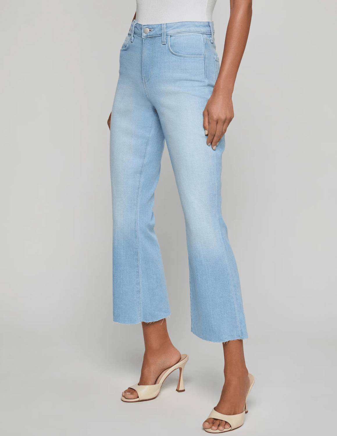 L'Agence - Kendra High-rise Cropped Flare Jean