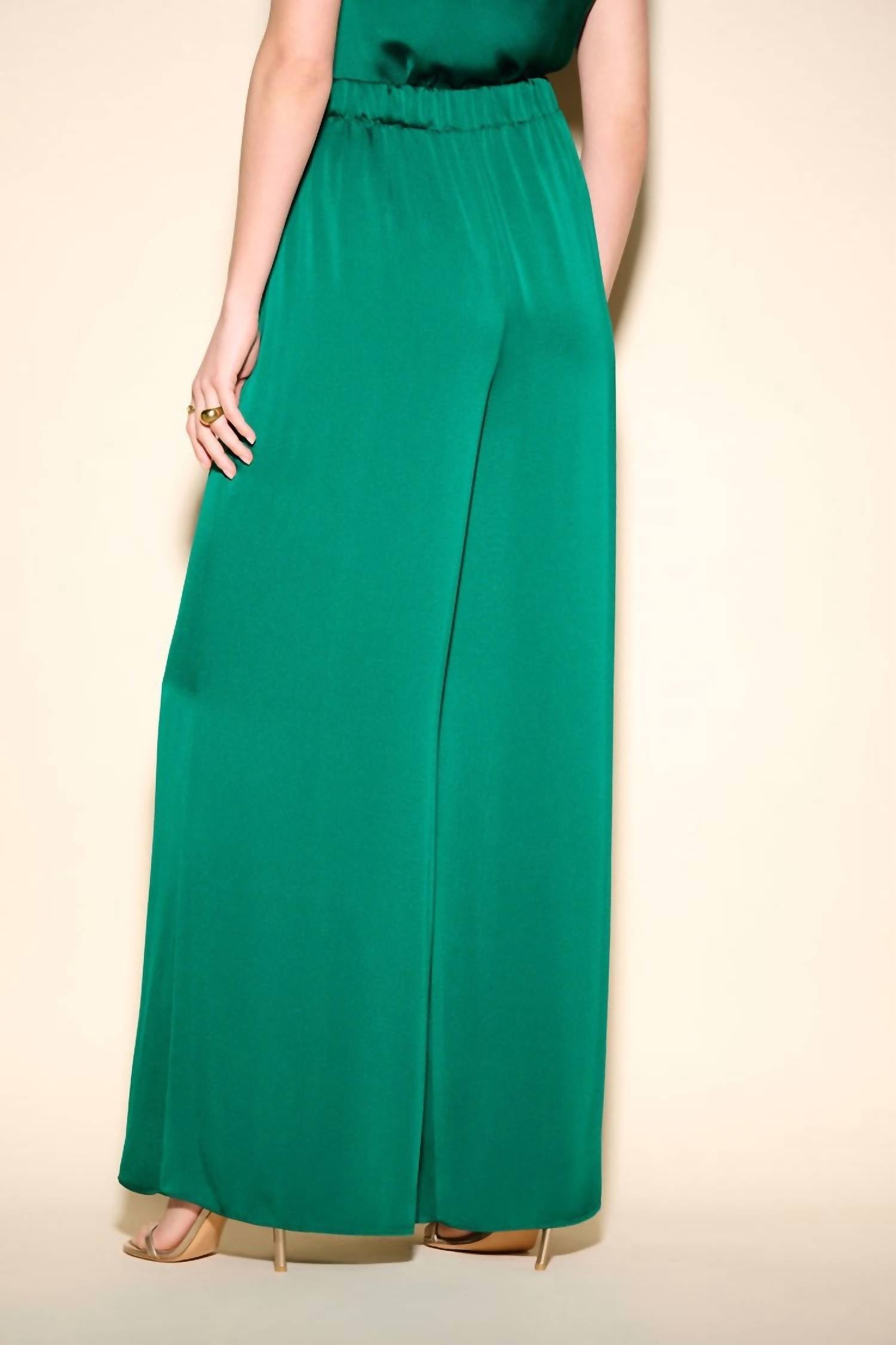 Joseph Ribkoff - Satin Wide-leg Cargo Pants